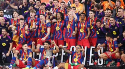 रियल म्याड्रिडलाई हराउँदै स्पेनिस सुपर कपको उपाधि बार्सिलोनालाई